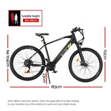 Everfit 27.5 Inch Electric Bike Mountain Bicycle eBike Battery 21 Speed