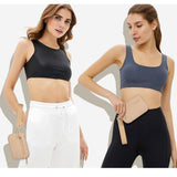 Beige RFID Blocking Nylon Wristlet Clutch Wallet - Compact Waterproof Pouch with Card Slots & ID Window