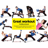 Everfit Adjustable FID Weight Bench Fitness Flat Incline Gym Home