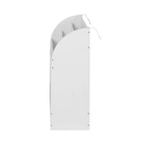 Keezi 3 Tiers Kids Bookshelf Magazine Shelf Organiser Bookcase Display White