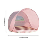 Outdoor Portable Camping  One Click Open 3-4 People Tent Large Space Sunshade Beach Sun Shelter Tent Garden Beach Tent Reusable