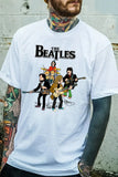 2026 The Beatles Band T Shirt Mens Womens Cotton Tees Ummer Casual Short Sleeve Round Neck Clothing Loose Tops Trend