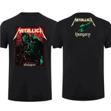 2026 Metallica Band M72 World Tour Budapest T-shirt Men and Women 100%Cotton Y2K Clothing Fashion Round Neck Short Sleeved Tee