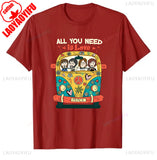 The B-Beatles All You Need Is Love T-Shirt Unisex for Men FAN Vintage Graphic Cotton Tee Streetwear Casual Music Gift Band Merch