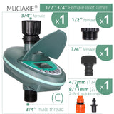 Garden Irrigation Timer LCD Display Watering Controller Weekly Daily Programming Greenhouse Potted Plants Automatic Sprinklers