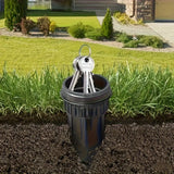 Garden Key Hider, Realistic Underground Watering Can Key Safe, No Battery Needed, Durable Plastic for Outdoor Garden Security