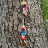 Garden Decor Climbing Dwarf Fairy Garden Statue Elf Characters Outdoor Landscape Countryside Courtyard Decor