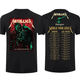2026 Metallica Band M72 World Tour Budapest T-shirt Men and Women 100%Cotton Y2K Clothing Fashion Round Neck Short Sleeved Tee