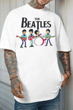 2026 The Beatles Band T Shirt Mens Womens Cotton Tees Ummer Casual Short Sleeve Round Neck Clothing Loose Tops Trend