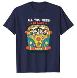 The B-Beatles All You Need Is Love T-Shirt Unisex for Men FAN Vintage Graphic Cotton Tee Streetwear Casual Music Gift Band Merch