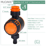 Garden Watering Timer Irrigation Controller Mechanical Automatic Sprinkler Programmable Valve Outdoor Hose Drip Sprinkler Tools