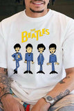 2026 The Beatles Band T Shirt Mens Womens Cotton Tees Ummer Casual Short Sleeve Round Neck Clothing Loose Tops Trend