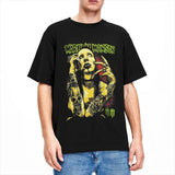 Marilyn Manson Gothic Fans T Shirts Vintage Streetwear Leisure Cotton Short Sleeve Casual Men Women Amusing Harajuku Unisex Tops