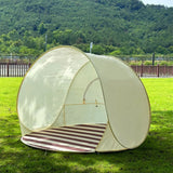 Outdoor Portable Camping  One Click Open 3-4 People Tent Large Space Sunshade Beach Sun Shelter Tent Garden Beach Tent Reusable