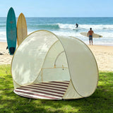 Outdoor Portable Camping  One Click Open 3-4 People Tent Large Space Sunshade Beach Sun Shelter Tent Garden Beach Tent Reusable