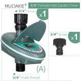 Garden Irrigation Timer LCD Display Watering Controller Weekly Daily Programming Greenhouse Potted Plants Automatic Sprinklers
