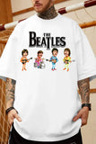 2026 The Beatles Band T Shirt Mens Womens Cotton Tees Ummer Casual Short Sleeve Round Neck Clothing Loose Tops Trend