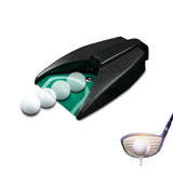 Automatic Putting Machine - Auto Returning Golf Cup Training Aid for Indoor/Outdoor Practice（black,27*16.5*6cm）
