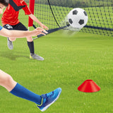 Soccer Goals for Backyard Set Outdoor Sports Games - Red Goal Frame with White Net