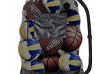 Extra Large Sport Ball Bag Heavy Duty Breathable Mesh Storage Bag With Adjustable Shoulder Strap - Style 2