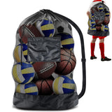 Extra Large Sport Ball Bag Heavy Duty Breathable Mesh Storage Bag With Adjustable Shoulder Strap - Style 2