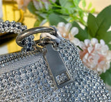 Modern Handbag - Elegant with Decorative Accents(silver)