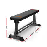 Everfit Flat Bench Weight Press Fitness Gym Exercise Equipment