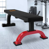 Everfit Fitness Flat Bench Weight Press Gym Home Strength Training Exercise