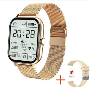 Women Smart watch Men 1.69 Colour Screen Full touch Fitness Tracker Men Call Smart Clock Ladies For Android IOS+BOX