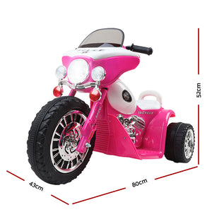 Rigo Kids Ride On Motorbike Motorcycle Toys Pink