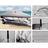 14 - 16 foot Waterproof Boat Cover - Grey