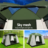 Weisshorn Instant Up Camping Tent 6 Person Pop up Tents Family Hiking Dome